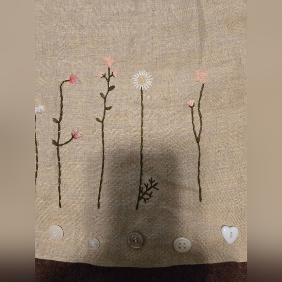 Vintage Carol Anderson Linen Top With Button Up Back Size Small/Medium - Picture 12 of 13